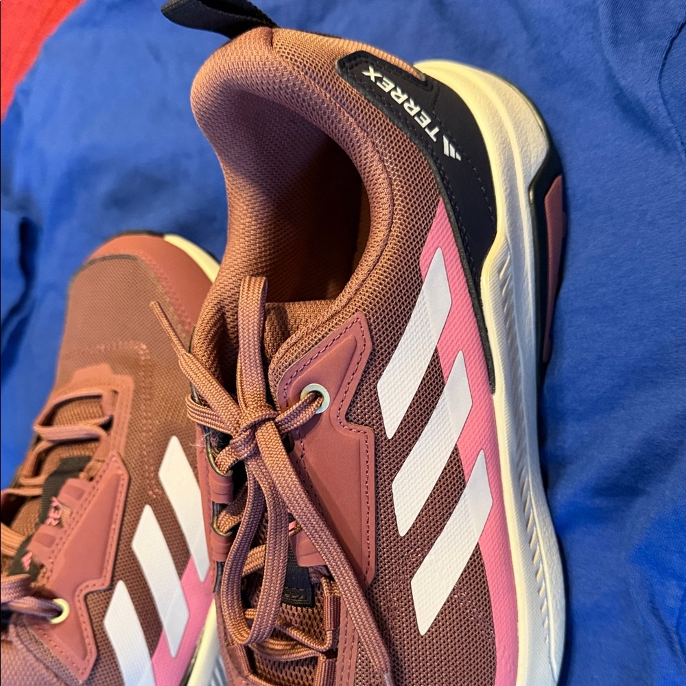 Adidas Terrex Pink and Brown Sneakers